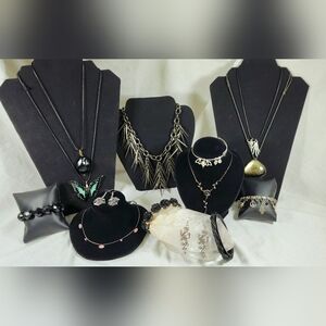 Vintage GOTHIC JEWELRY LOT - 14 Pieces